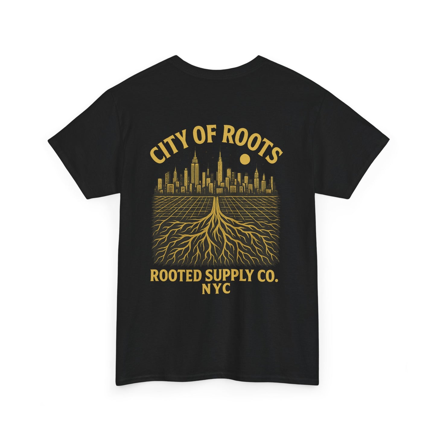 City of Roots Graphic Tee – Rooted Supply Co. NYC | Urban Streetwear T-Shirt