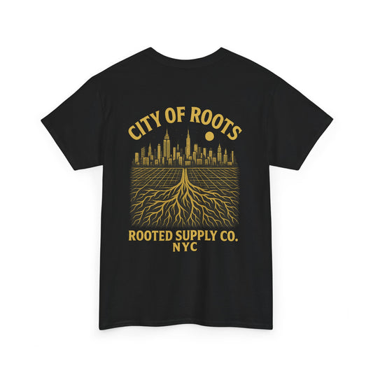 City of Roots Graphic Tee – Rooted Supply Co. NYC | Urban Streetwear T-Shirt